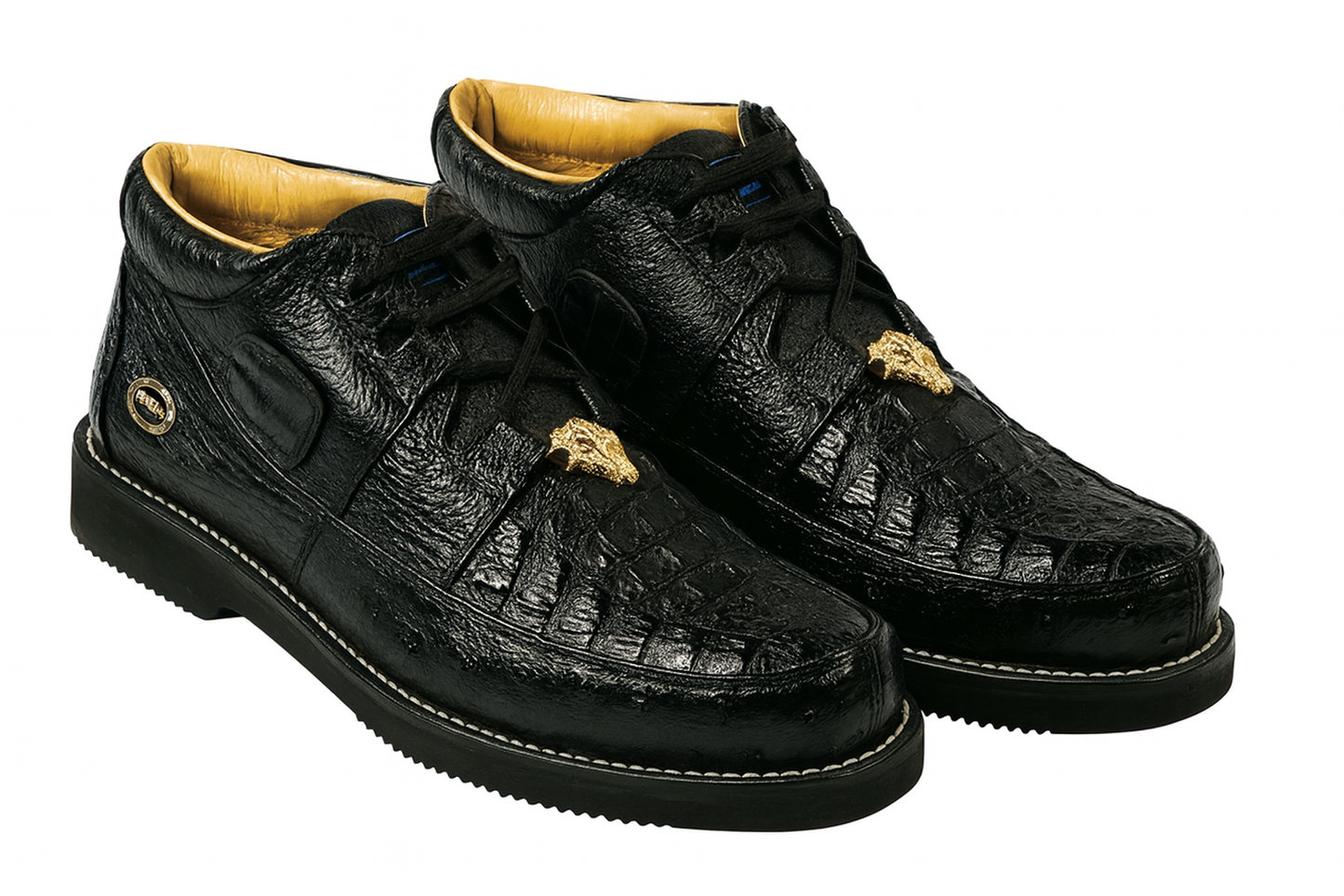 Men's Wild West Boots Caiman and Ostrich Skin Shoe 2ZA050205 - Image 7