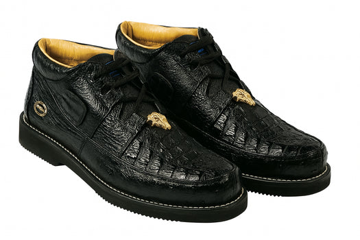 Men's Wild West Boots Caiman and Ostrich Skin Shoe 2ZA050205 - Image 7