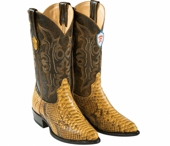 Men's Wild West Python Skin J Toe Boots 29957