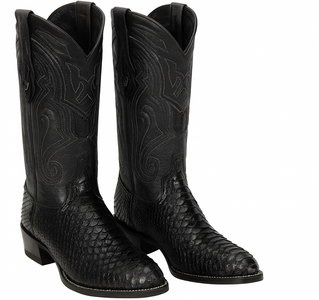 Men's Wild West Python Skin J Toe Boots 29957