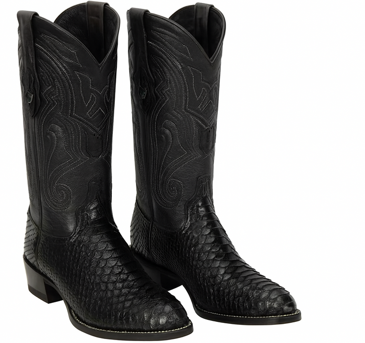 Men's Wild West Python Skin J Toe Boots 29957