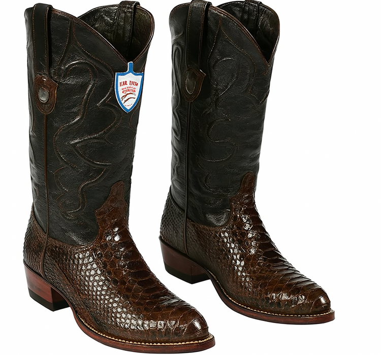Men's Wild West Python Skin J Toe Boots 29957