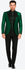 Men Shiny Satin Wedding Suits 2 Pieces Emerald Green Tuxedos Jacket + Pants + Bowtie - Slim Fitted