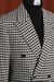 Men’s 100% Wool Houndstooth Blazer – Black and White Modern Fit