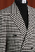 Men’s 100% Wool Houndstooth Blazer – Black and White Modern Fit