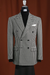 Men’s 100% Wool Houndstooth Blazer – Black and White Modern Fit