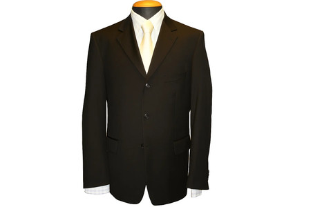 Men's Black Discount Dress 2 Or Three - 3 Buttons Cheap Priced Business Suits Clearance Sale For Men