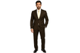 Men's Black Discount Dress 2 Or Three - 3 Buttons Cheap Priced Business Suits Clearance Sale For Men