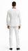 Mens 1 Button Shawl Lapel White And Hot Red Wedding / Prom Outfit Tuxedo Suit + White Pants & White Vest