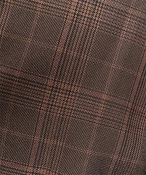 Mens 1930s Chestnut Brown Plaid 3 Piece Dress Suit 1920s Fancy Vest V2RW-7 - Image 3