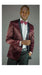 Men'S 2 Button Black And Burgundy ~ Wine ~ Maroon Color Velvet Slim Fit Tuxedo Jacket / Velour Blazer Jacket Men'S / Tux / Dinner Jacket Looking