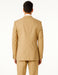 Men'S 2 Button Khaki Beige ~ Bronze ~ Camel Dress Cheap Priced Business Suits Clearance Sale For Men
