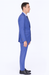 Men'S 2 Button Teal Blue Cobalt ~ Indigo ~ Bright Blue Cobalt Steel Darker Than Royal Color Dress Suits For Men