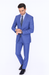 Men'S 2 Button Teal Blue Cobalt ~ Indigo ~ Bright Blue Cobalt Steel Darker Than Royal Color Dress Suits For Men