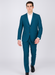 Men's 2 Button Teal Blue  Color Summer Suit