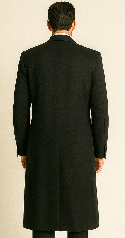 Men'S 3 Piece Fashion Suit - Long Zoot Suit Vested Black Color - Three Piece Suit - Image 3