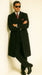 Men'S 3 Piece Fashion Suit - Long Zoot Suit Vested Black Color - Three Piece Suit