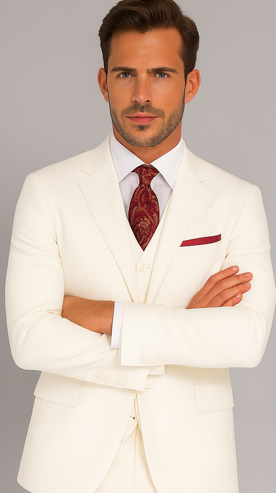 Men's 3 Piece Fashion Suit - Vested 3 Piece Zoot Suit  - Three Piece Suit - Image 6
