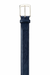 Men's Authentic Genuine Skin Italian Pasta Genuine Lizard Navy Belt