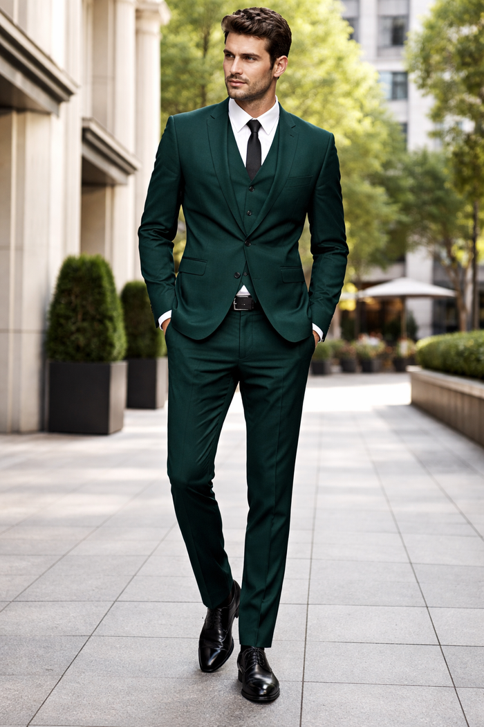 Men's Beach Wedding Attires Suit Menswear Green $199 - Image 7