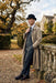 Mens Beige Vintage Style Trenchcoat Overcoat + Suit + Hat – Classic Long Trench Coat Inspired by Peaky Blinders Formal 1920s Package