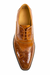 Men's Belvedere Nino Slanted Wingtip Ostrich Leg & Eel Dress Shoe – Antique Camel
