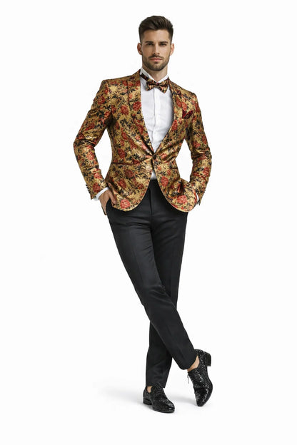 Mens Big and Tall Blazer - Big and Tall Red Sport Coat - Image 5