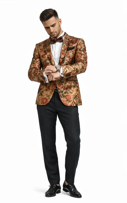 Mens Big and Tall Blazer - Big and Tall Red Sport Coat - Image 7