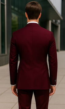 Plus Size Burgundy Suit for Every Occasion