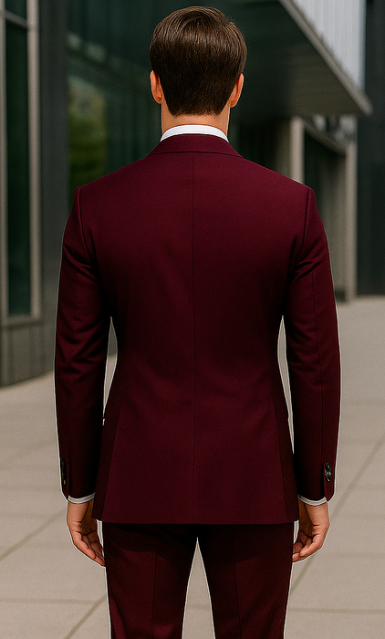 Plus Size Burgundy Suit for Every Occasion