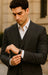 Mens Big and Tall Size Suits - Plus Size Mens Solid Black Suit - Peak Lapel Ticket Pocket