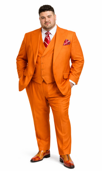 Mens Big and Tall Suits – Plus Size with Peak Lapel & Ticket Pocket for a Sharp Look - Image 3