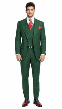 Mens Big and Tall Suits – Plus Size with Peak Lapel & Ticket Pocket for a Sharp Look - Image 7