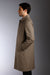 Men's Dress Coat  Classic Poplin Raincoat-Trench Coat Taupe