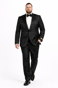 Big and Tall Mens Tuxedos Jacket - Big And Tall Formal Wear - Bowties Included - For Big Guys