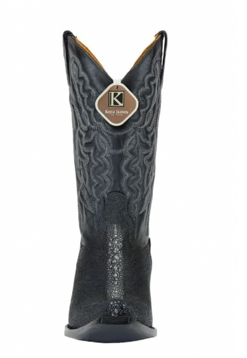 Men'S Black 13 Embroidered Leather Shaft Handcrafted Dress Cowboy Boot Cheap Priced For Sale Online