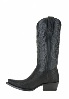 Men'S Black 13 Embroidered Leather Shaft Handcrafted Dress Cowboy Boot Cheap Priced For Sale Online - Image 3