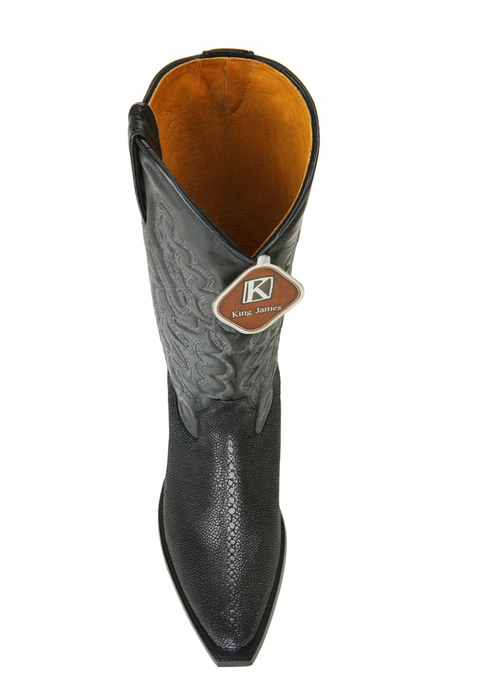 Men'S Black 13 Embroidered Leather Shaft Handcrafted Dress Cowboy Boot Cheap Priced For Sale Online