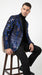 Mens Black and Royal and Gold and Navy Blue Sequin Tuxedo Suit Set – Luxury Prom Wedding Tuxedo with Sequin Jacket