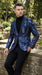 Mens Black and Royal and Gold and Navy Blue Sequin Tuxedo Suit Set – Luxury Prom Wedding Tuxedo with Sequin Jacket