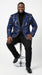 Mens Black and Royal and Gold and Navy Blue Sequin Tuxedo Suit Set – Luxury Prom Wedding Tuxedo with Sequin Jacket