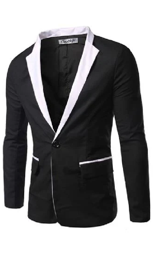 Mens Black and White Blazer for Every Occasion
