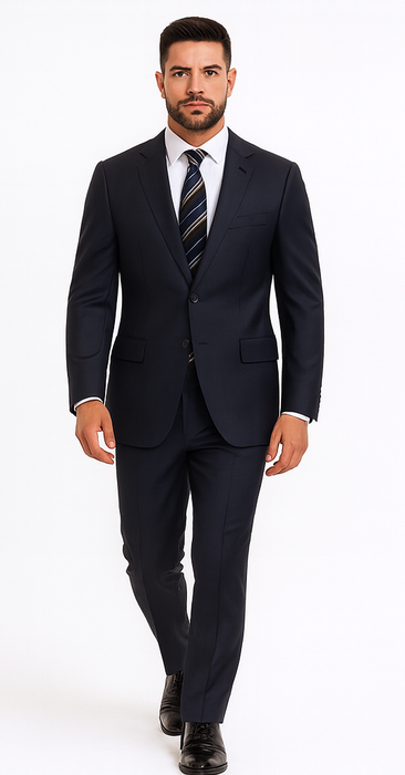 Men's Black And White Checkered Suit Checkered Pattern Texture Blazer Jacket Suit Dark Navy Windowpane Plaid  - Black And White Checkered Suit - 100% Percent Wool Fabric Suit - Worsted Wool Business Suit