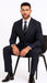 Men's Black And White Checkered Suit Checkered Pattern Texture Blazer Jacket Suit Dark Navy Windowpane Plaid  - Black And White Checkered Suit - 100% Percent Wool Fabric Suit - Worsted Wool Business Suit