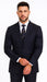Men's Black And White Checkered Suit Checkered Pattern Texture Blazer Jacket Suit Dark Navy Windowpane Plaid  - Black And White Checkered Suit - 100% Percent Wool Fabric Suit - Worsted Wool Business Suit