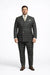 Men's Black and White Pattern Plaid ~ Windowpane Men's Double Breasted Suits Jacket Blazer ~ Sport Coat