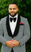 Mens Black And White Tuxedo Houndstooth Prom Suits - Groom Tuxedo