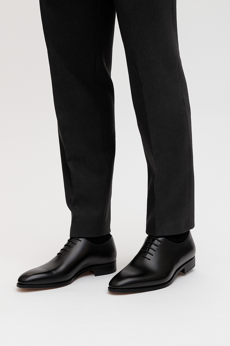 Mens Mezlan Pamplona Calfskin Plain Toe Dress Shoe in Cognac