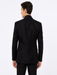 Men's Black Flap Front Pockets One Button  Designer Fashion Dress Casual Blazer On Sale Blazer