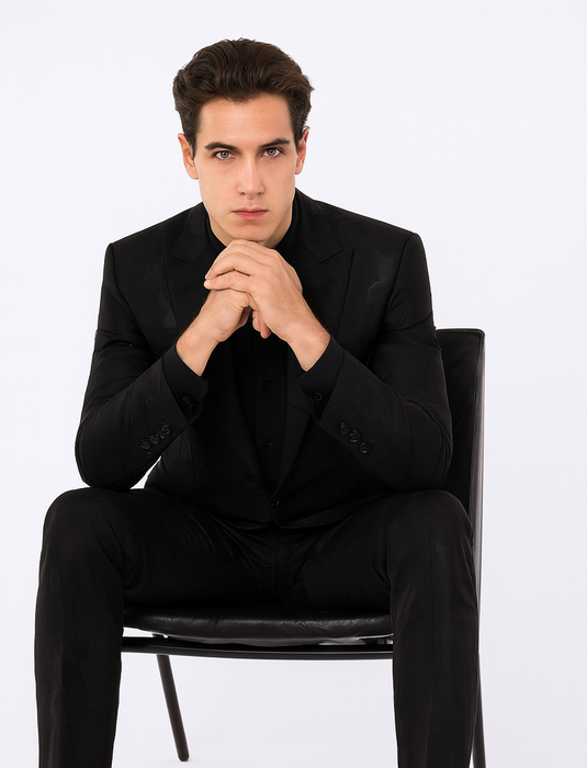 Men's Black Flap Front Pockets One Button Cheap Priced Designer Fashion Dress Casual Blazer On Sale Blazer